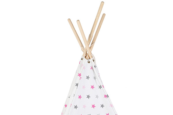 Deelbare houten stokken.