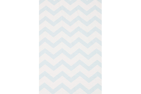 Streepmotief, blauw van kleur.