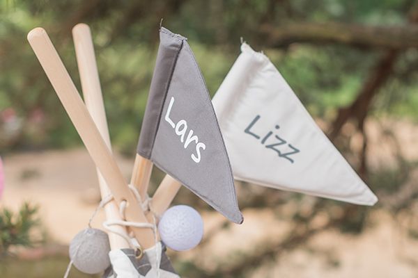 Optioneel: vlag met naam.