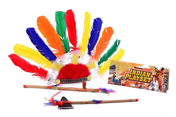 Heerlijk idiaantje spelen in je wigwam.