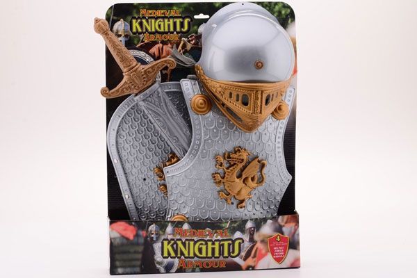 5-delige middeleeuwse ridderset.