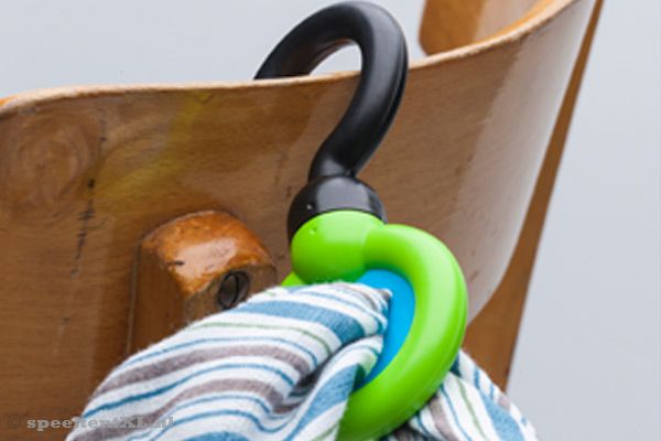 Met de haak kun je gebruik maken van een stoel.