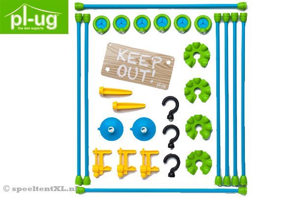 29 delige Pl-ug tent set.