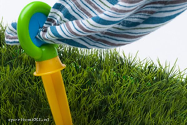 Haring voor bevestiging in de grond.