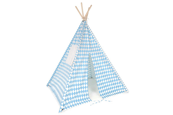 Eenvoudig op te zetten door de deelbare tentstokken.